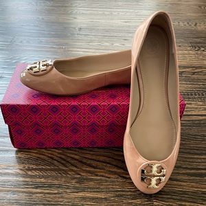 Tory Burch Claire Patent Ballet Size 10